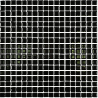 Мозаика стеклянная Super black 300*300 мм
